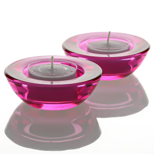 Eastland Chunky Tealight Candle Holder Pink