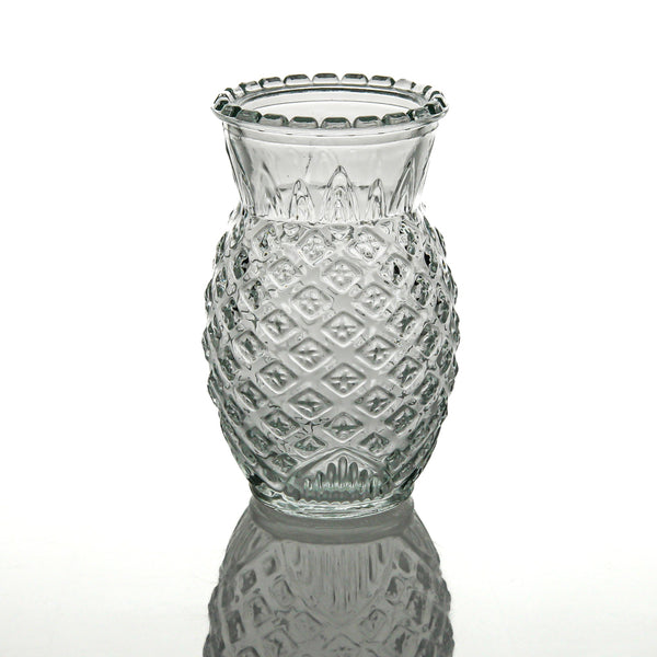 Richland Glass Bud Vase Clear Pineapple Set of 48 - Candles4Less