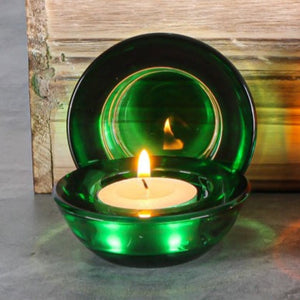 Eastland Chunky Tealight Candle Holder Green Set of 96