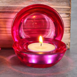 Eastland Chunky Tealight Candle Holder Pink Set of 96