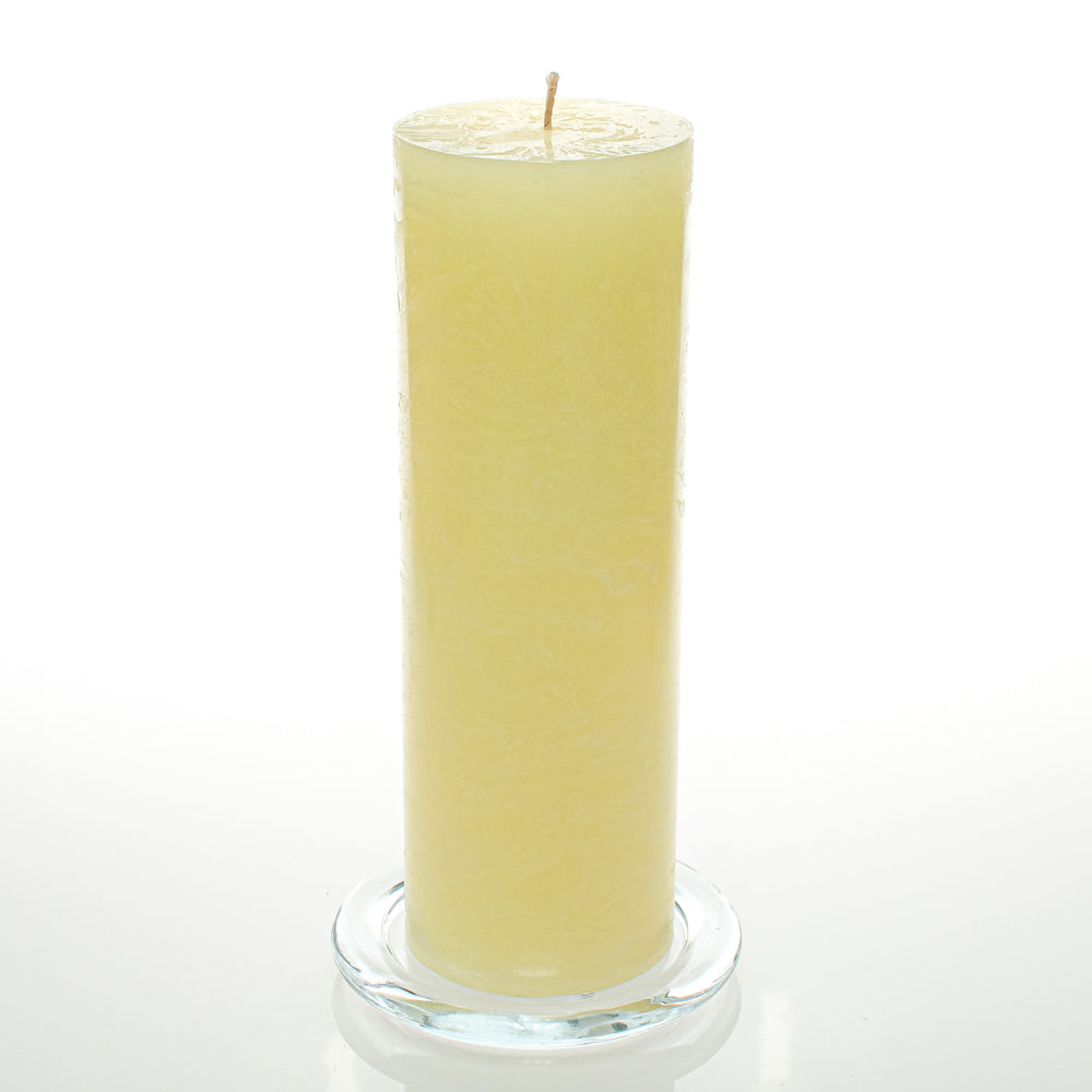 Richland Rustic Pillar Candle 3"x 9" Ivory