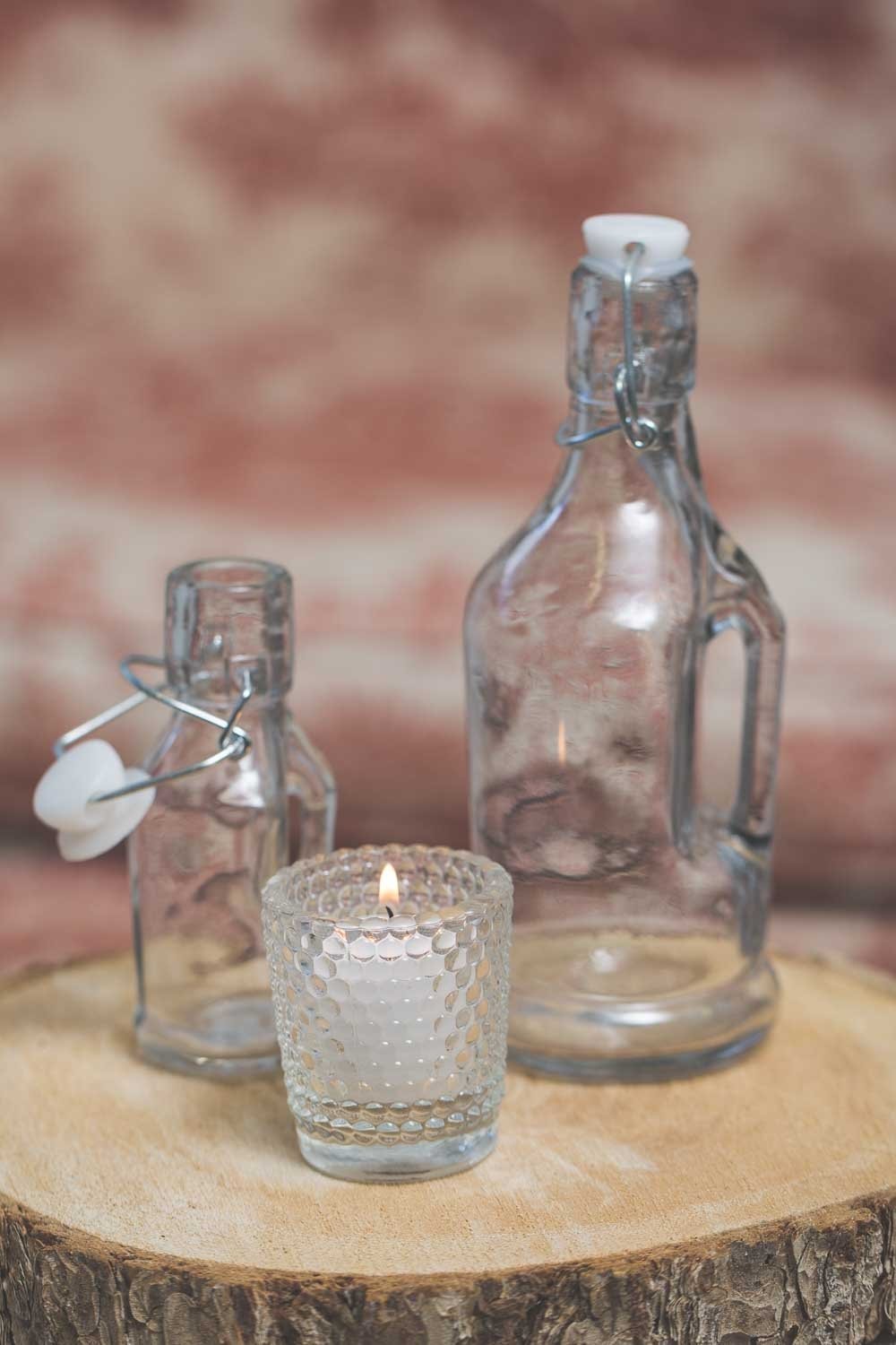 One Gallon Yorkshire Glassware Mason Jar by Quick Candles