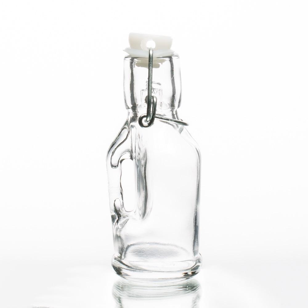 Roma Glass Rectangle Bottle with Cork 3.4 oz by Quick Candles