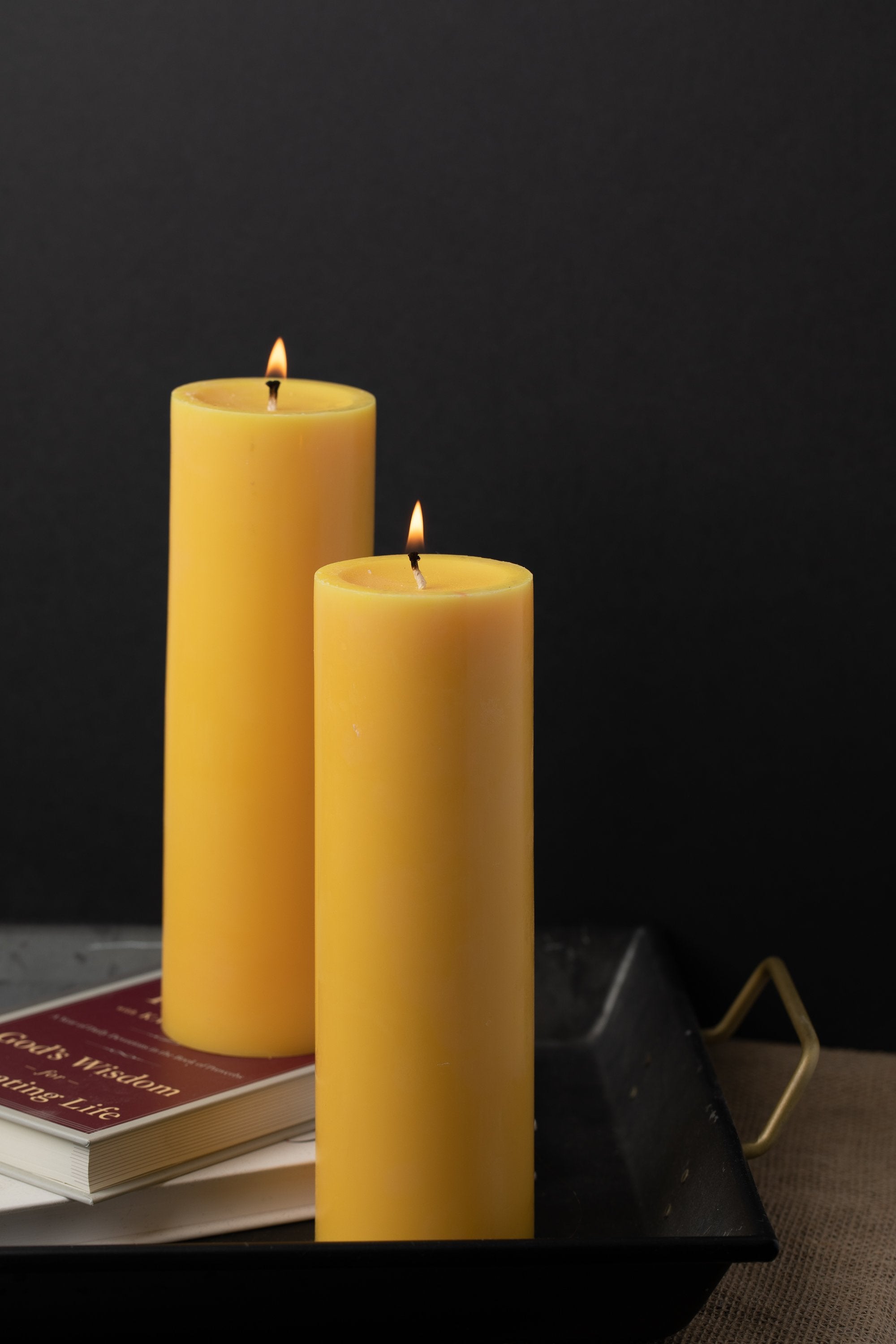 Richland Pillar Candles 3"x9" Yellow Set of 12