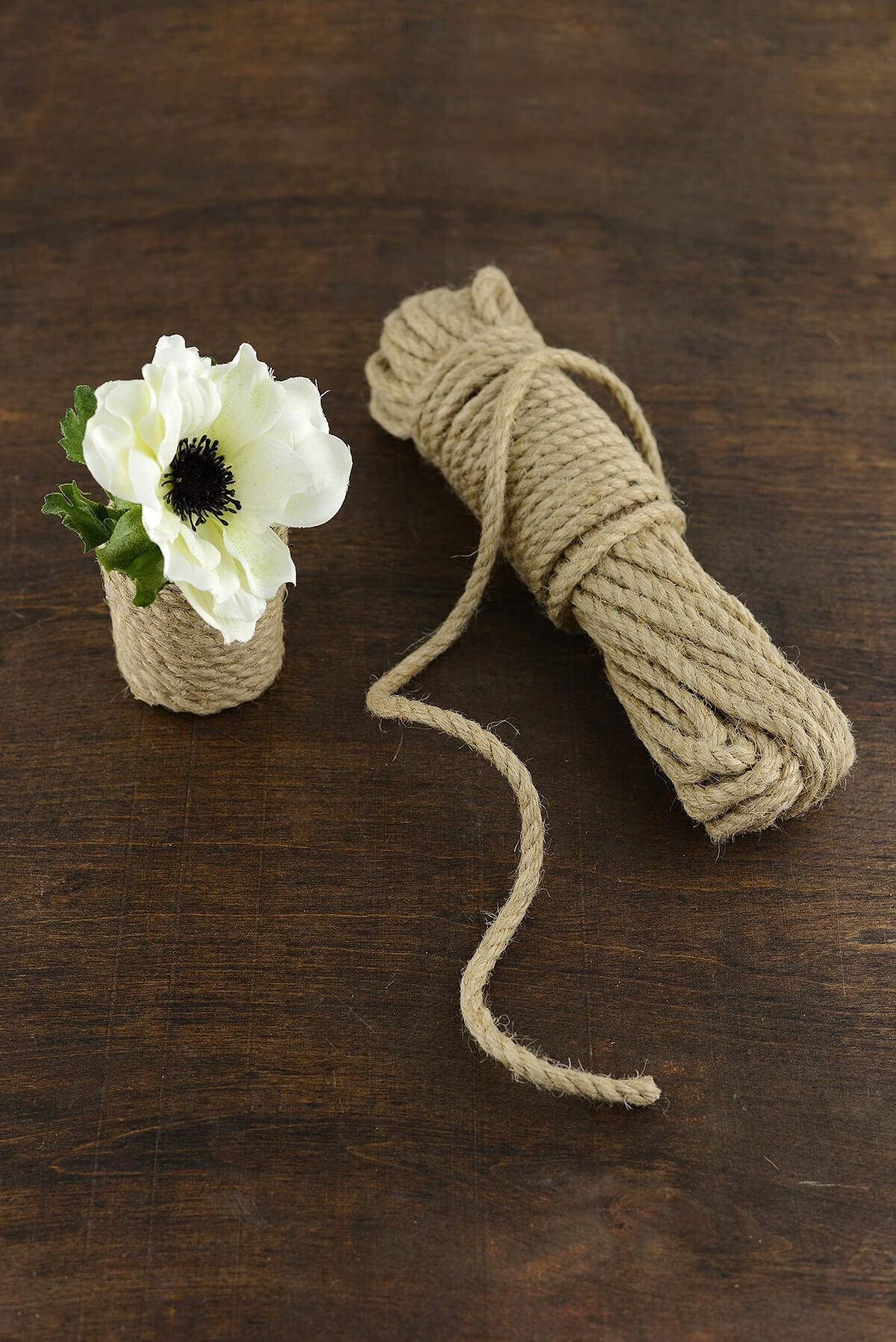Natural Jute Rope 49ft - Candles4Less