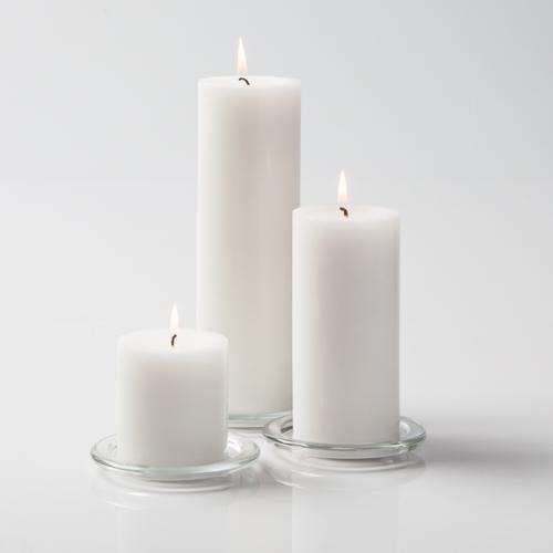 3 Pillar Candles